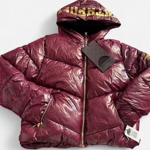 Stylish Burgundy WOMEN Puffer Jacket